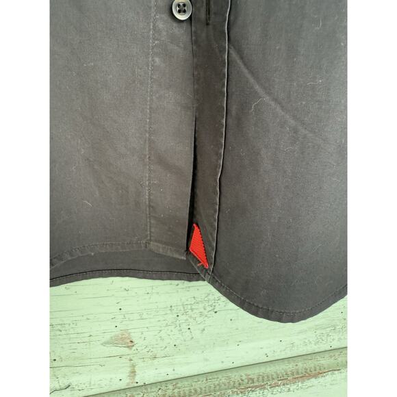 UNTUCKit Black Shirt Mens‎ Size XL 100% Soft Cotton Button Up Long Sleeve - Picture 3 of 6